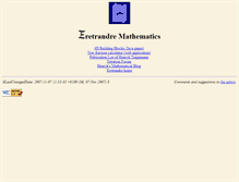 Tablet Screenshot of math.eretrandre.org